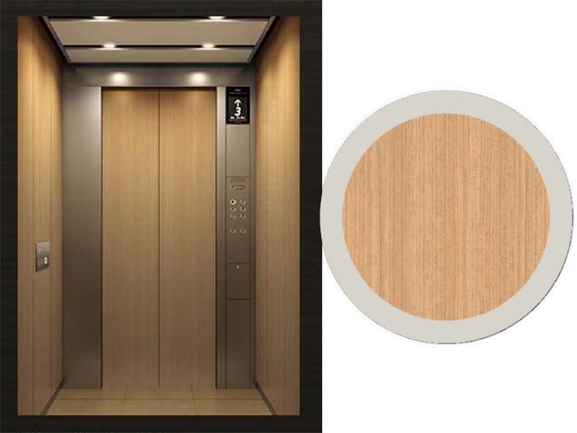 木纹覆膜板电梯-客户案例
